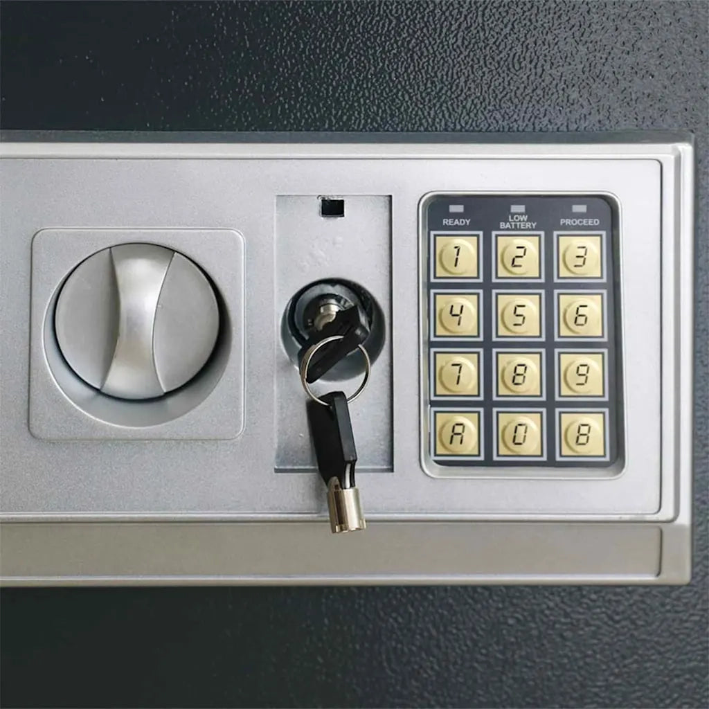 Cassetta di sicurezza digitale Grigio scuro 35 x 25 x 25 cm 42011307