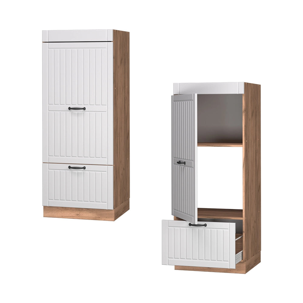 Vicco Set mobili bagno Bianco casa di campagna 60 cm