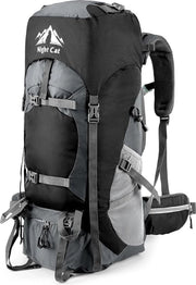 Zak da viaggio da trekking 70L per uomo e donna adattabile per campeggio, trekking, alpinismo, escursioni in bicicletta e viaggi in montagna