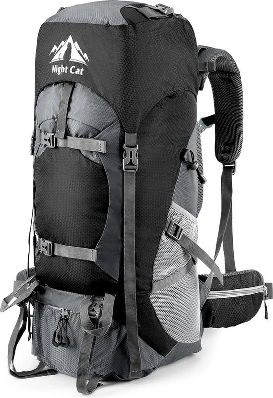 Zak da viaggio da trekking 70L per uomo e donna adattabile per campeggio, trekking, alpinismo, escursioni in bicicletta e viaggi in montagna