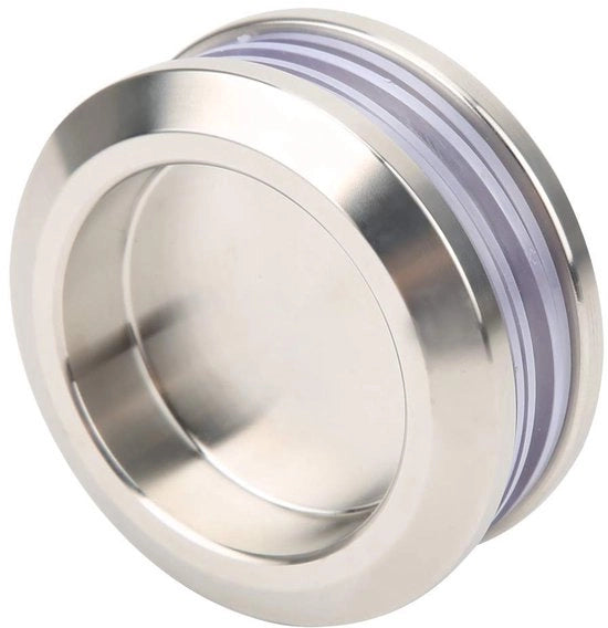 Maniglia di apertura scorrevole con maniglia in acciaio inossidabile - Pannello di vetro - Pannello in legno - Design moderno - Maniglia di apertura