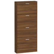 Scarpiera scarpiera mobile portaoggetti ingresso corridoio soggiorno 59 x 17 x 150 cm multistrato marrone 02_0021632