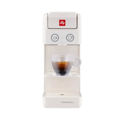 Illy caffè, macchina da caffè a capsule iperespresso y3.3 bianca 60558