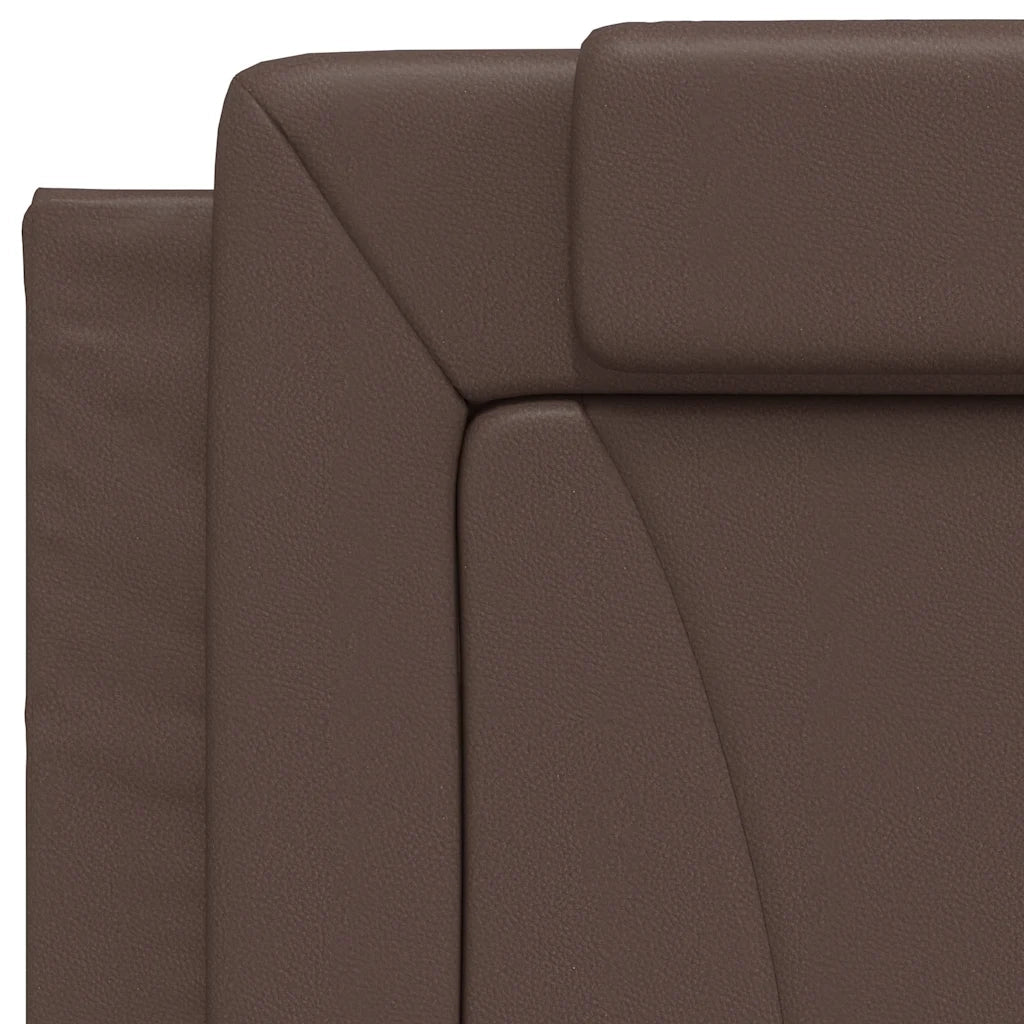 Cuscino Testiera Viana Marrone 80 cm in Similpelle CFW9487447