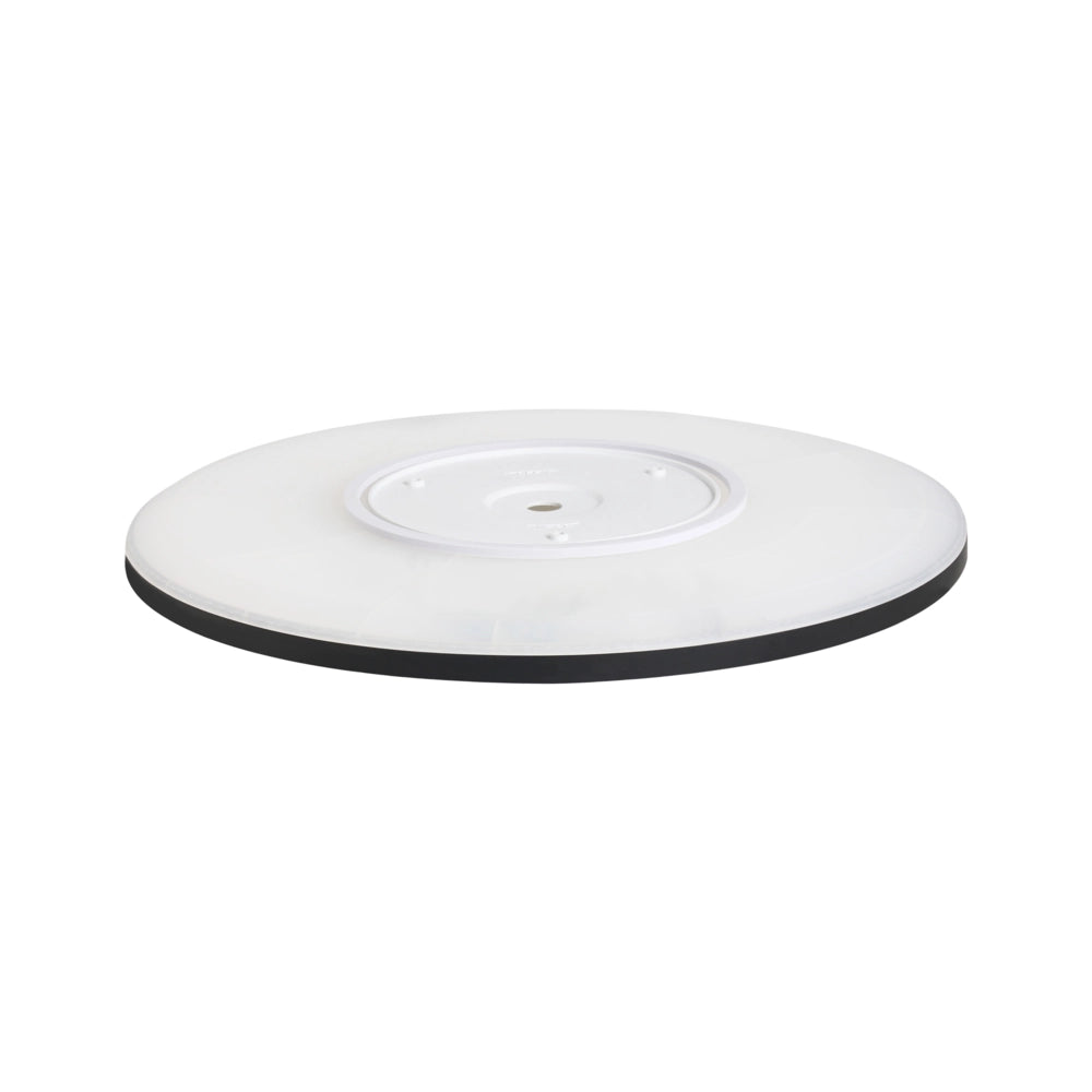 Plafoniera LED Nero 42 cm Sintetica Rotonda Pannello Luminoso LED a Filo Soffitto con Telecomando