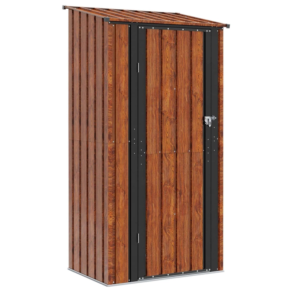 Casette da giardino Marrone 103 x 74 x 200 cm Metallo 42011294