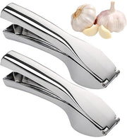 Impastatrice di Aglio 2 pezzi - Impastatrice in Acciaio Inossidabile - Utensili da Cucina - Progettazione Ergonomica - Sostenibile - Facile da Pulire - Utensili da Cucina