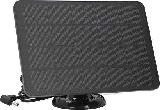Pannello solare 12W IP65 Impronta d'acqua, fissaggio a parete, caricabatteria per camera - Adatto per le telecamere di sicurezza