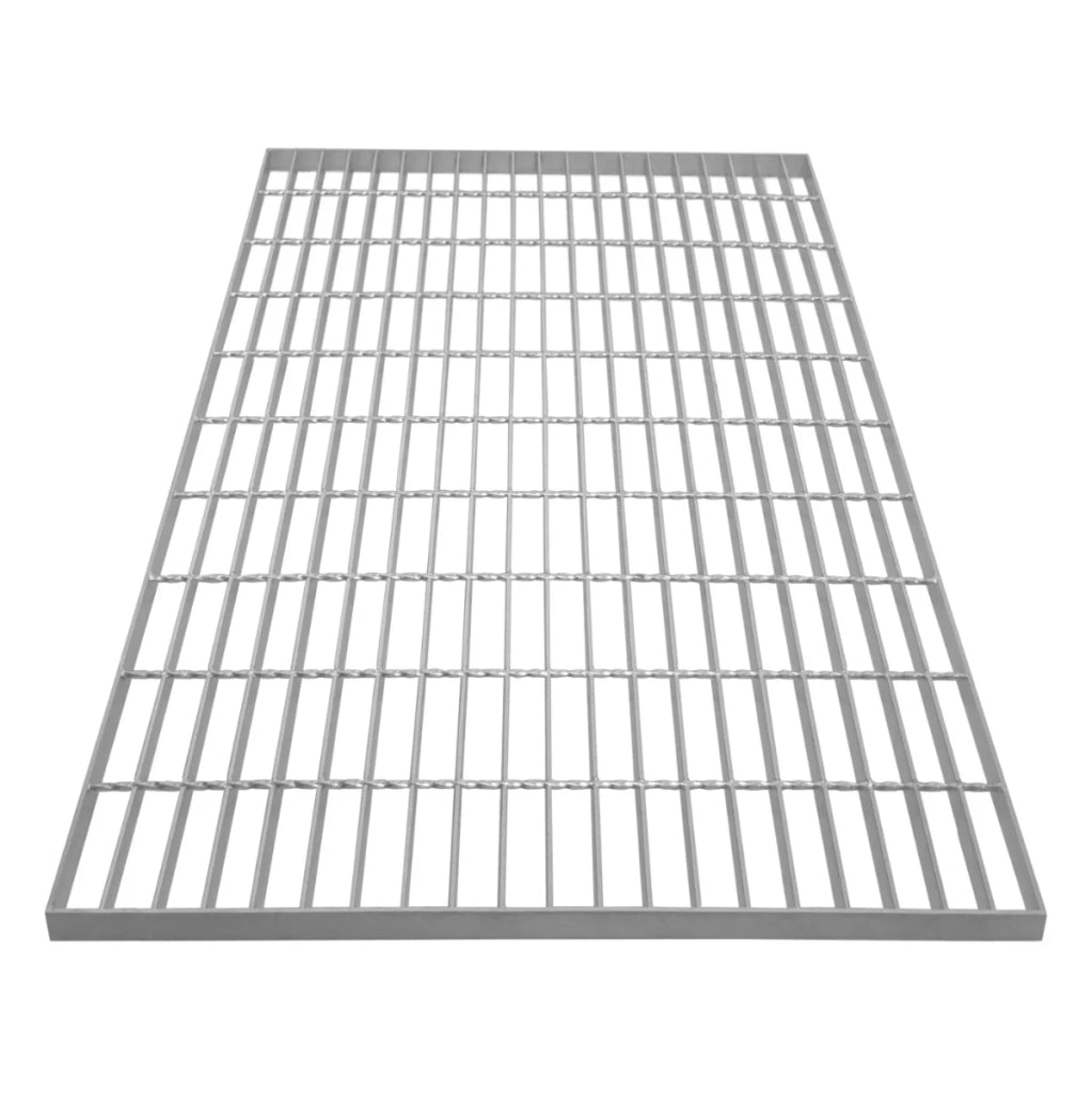 Griglia passerella in acciaio zincato griglia pavimento con scarico grigliato 1000 mm x 700 mm