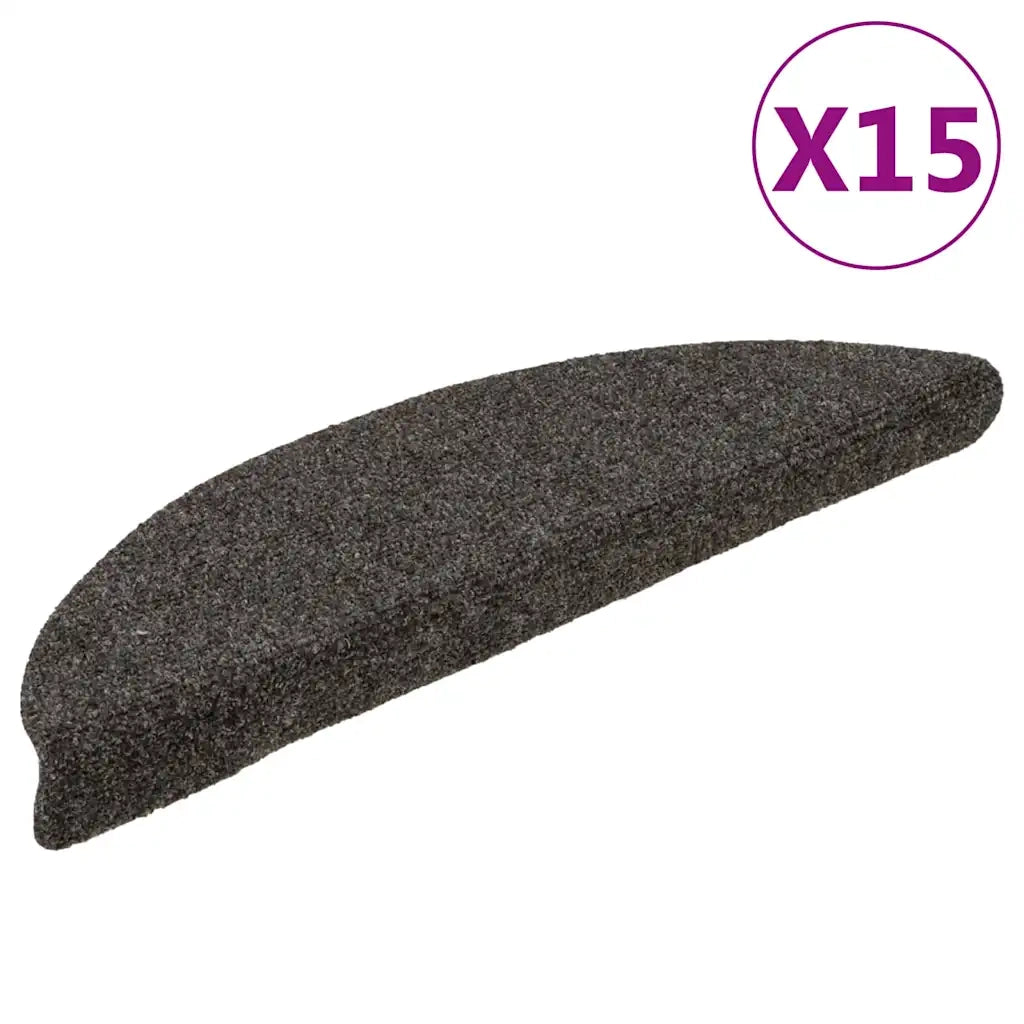 Tappetini per Scale 15 pz Marrone Chiaro 56x17x3 cm Agugliati cod mxl 62584