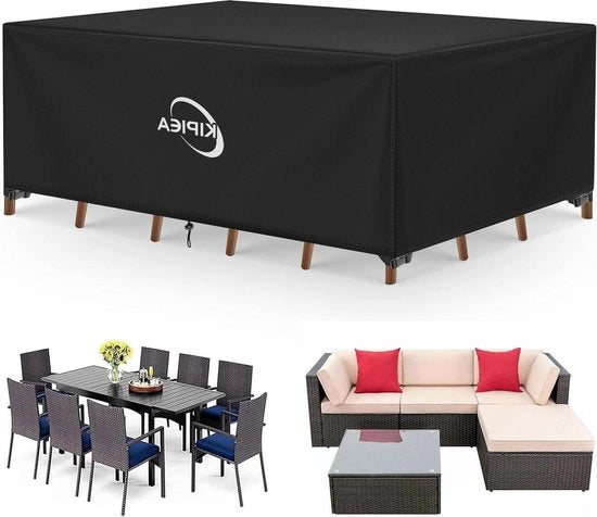 Ottone 420D Tessuto Oxford Impermeabile per Giardino con Protezione Antiozione e Antivento - 188x120x71cm