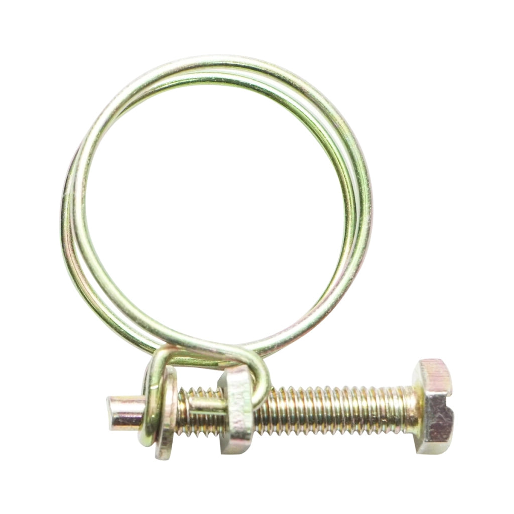 Fascetta stringicavo 26-30mm con vite M6x40mm per tubo flessibile Breckner Germany
