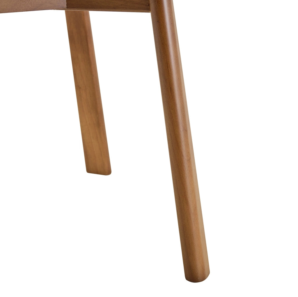 Set di 2 sedie da pranzo con seduta imbottita e schienale ergonomico in legno nero
