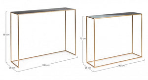 Set 2 Consolle Desur in Metallo