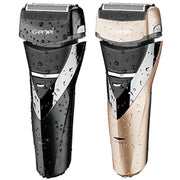 Trade Shop - Rasoio Elettrico Ricaricabile A 3 Lame Per Barba Gm7060 Rasatura Testina 3w -