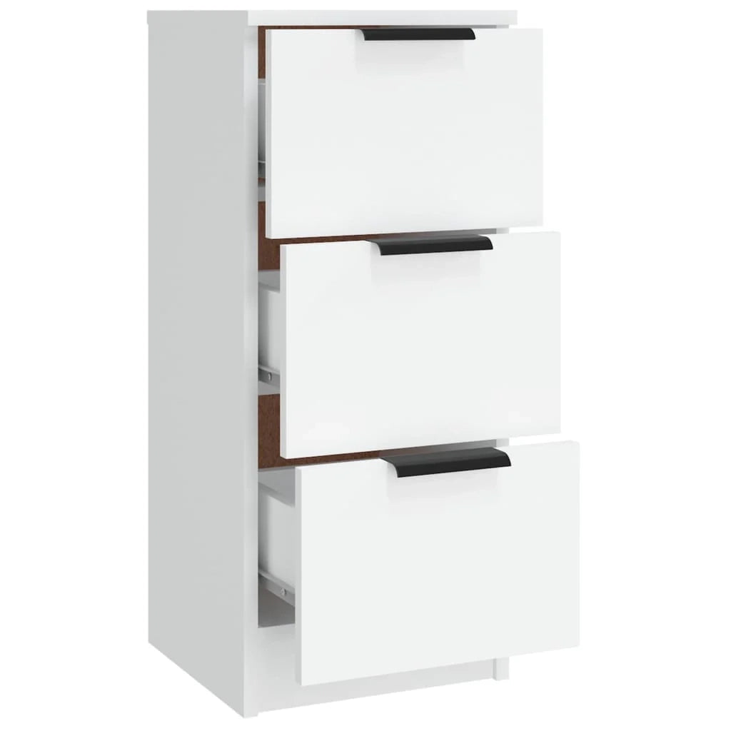 Buffet credenza cassettiera armadio mobile contenitore organizer per cucina soggiorno salotti 3 pezzi legno ingegnerizzato bianco 02_0036996