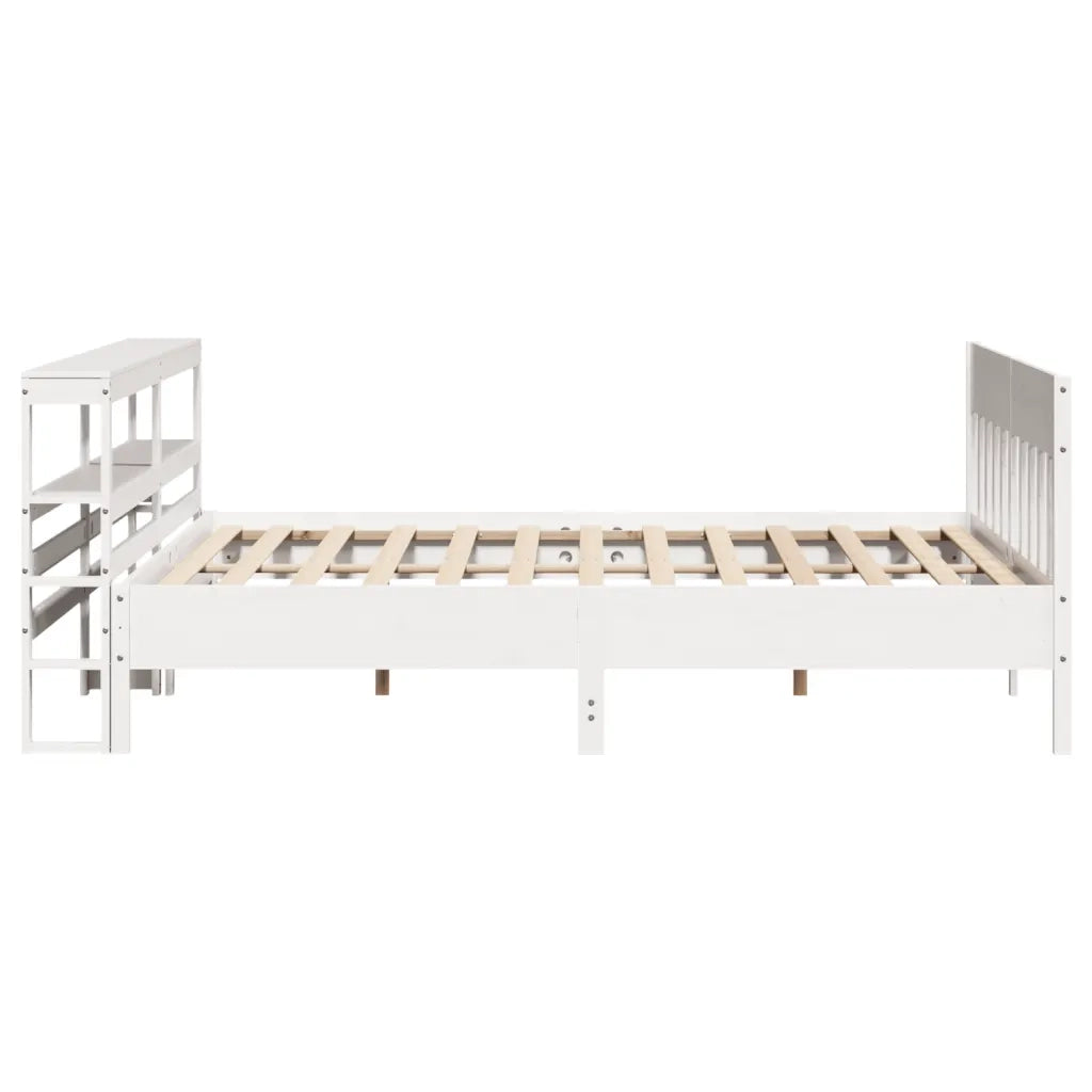 Letto senza Materasso Bianco 180x200 cm Legno Massello di Pino 3306256