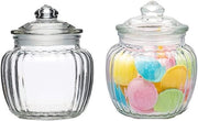 Set di contenitori vintage per alimenti da 2 - 650 ml - Coperchio ermetico - Accessori da cucina e da matrimonio