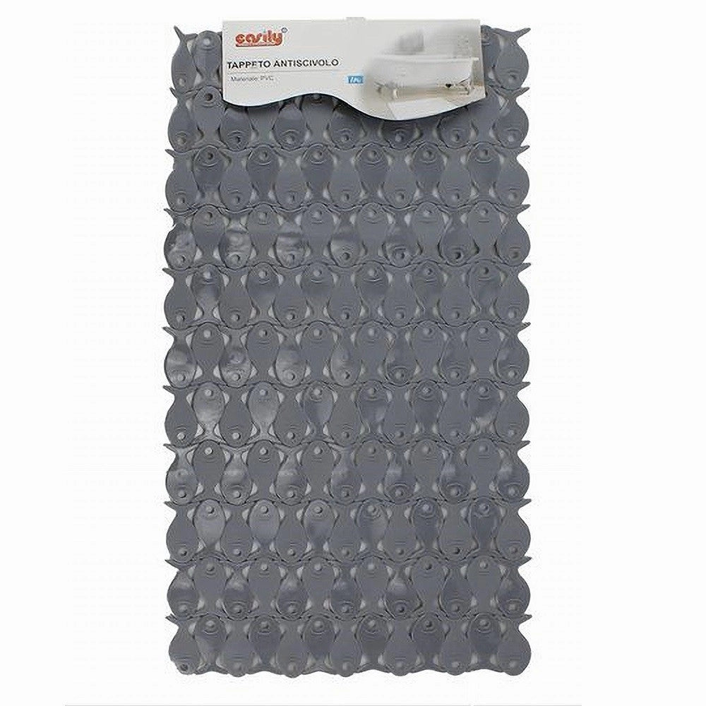 Trade Shop - Tappeto Tappetino Pvc Pesciolini Antiscivolo Vasca Da Bagno Doccia 67x35cm 59624 -