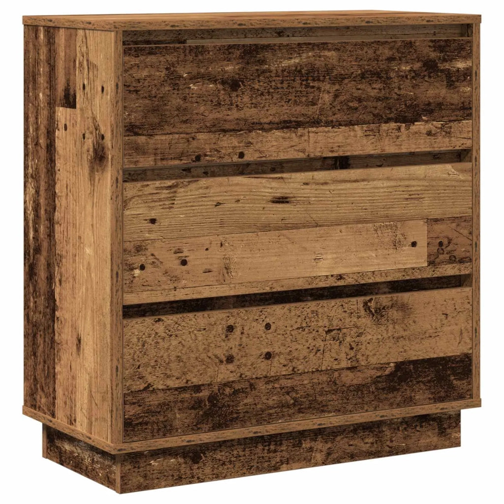 Comodino | Armadio da Notte | Mobiletto da notte con cassetto Legno vecchio 71 x 34,5 x 75 cm
