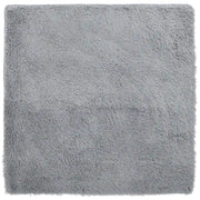 Tappeto del soggiorno | Tappeto Shaggy a Pelo Lungo NAVARRA Grigio Chiaro 200x200 cm