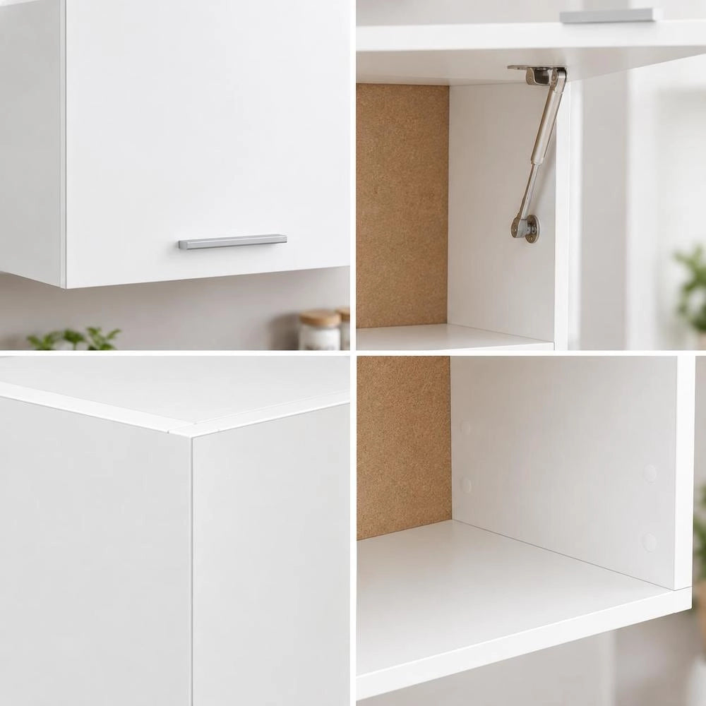 Lyon Wall Cabinet, White, 60x31x40 Cm, Wood-based Material