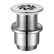 Piletta a scarico libero senza troppo pieno 1"1/4 in acciaio cromo Made in Italy