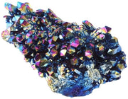 Decorazione Feng Shui con Cristallo di Clusters Naturale - Pietra Ruvida - Geode Pietra di Mostro - 20-30 g - Cristallo Arcobaleno