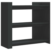 Tavolino Consolle | Tavolo d'Ingresso Nero 100x35x90 cm in Legno Multistrato