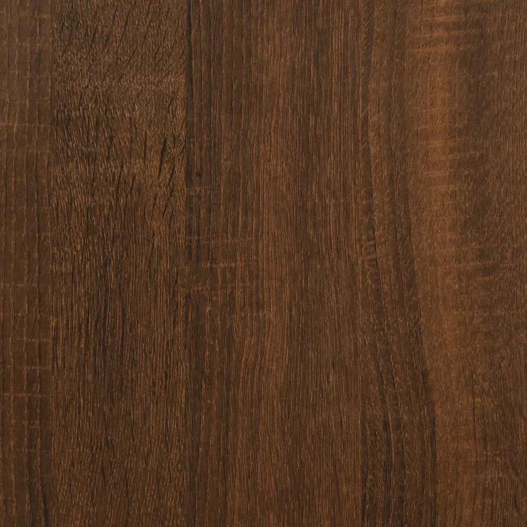 Tavolo Consolle | Tavolo d'Ingresso Rovere Marrone 180x30x75 cm Multistrato e Ferro