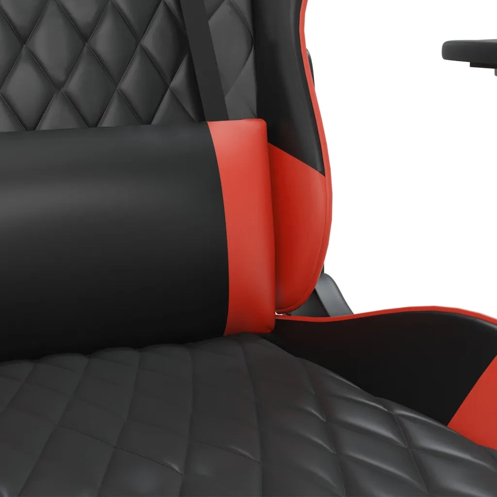 Sedia da Gaming Massaggiante Rosso e Nero in Similpelle cod mxl 63352