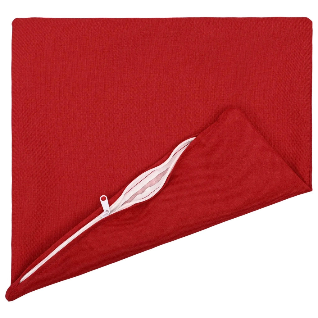 Federa 2 pz HEERLEN Rosso 45 x 45 cm Tessuto 910294