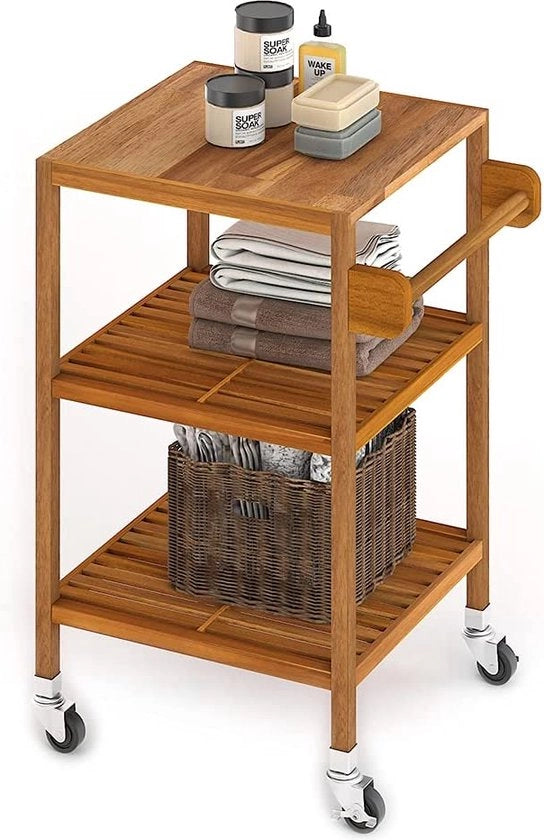 Carrello da cucina, vassoio da servizio, carrello da cucina, mensola da cucina