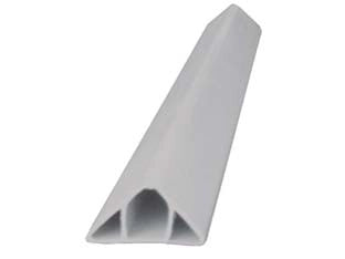 SMUSSO PVC PER PILASTRI- - mm.20x2x10h. barra mt.2 - grigio - 50 pezzi