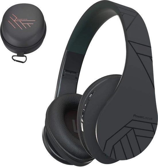 Cuffia Wireless Bluetooth Con Microfono, Cuffia da Orecchie da 50mm con Radio FM e Slot Micro SD per Smartphone e Tablet