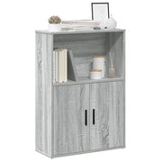 vidaXL Libreria Grigio Sonoma 60x24x85 cm in Legno Multistrato