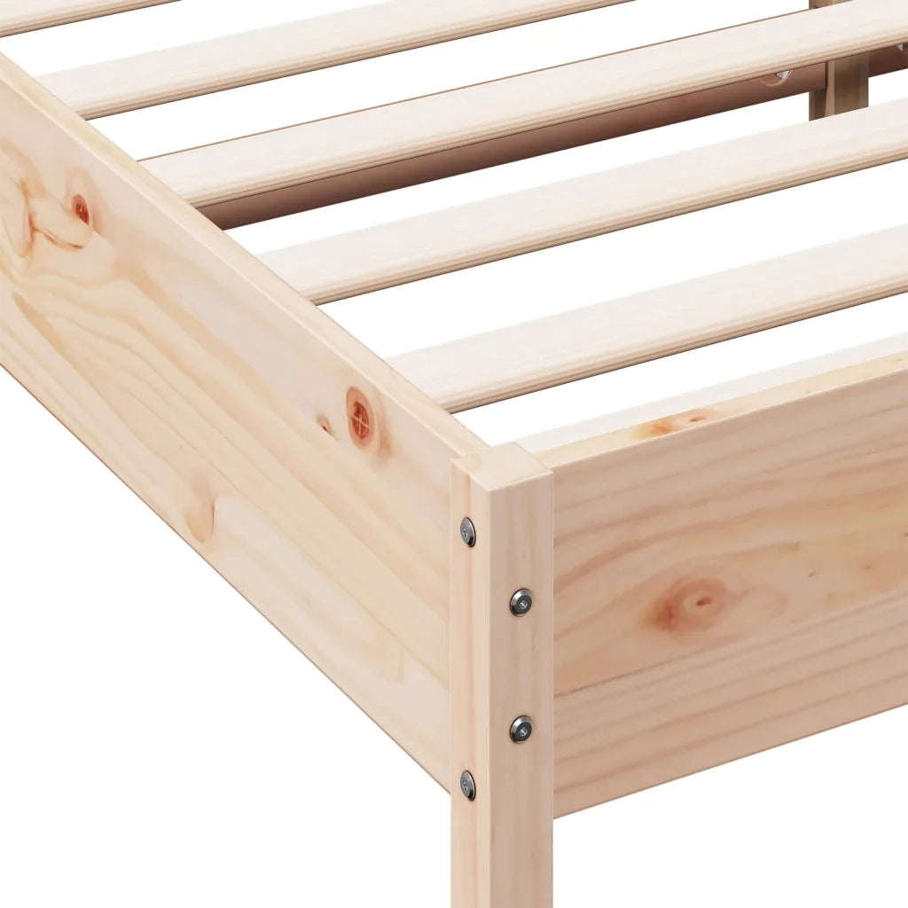 Giroletto senza Materasso 180x200 cm in Legno Massello di Pino 3216360