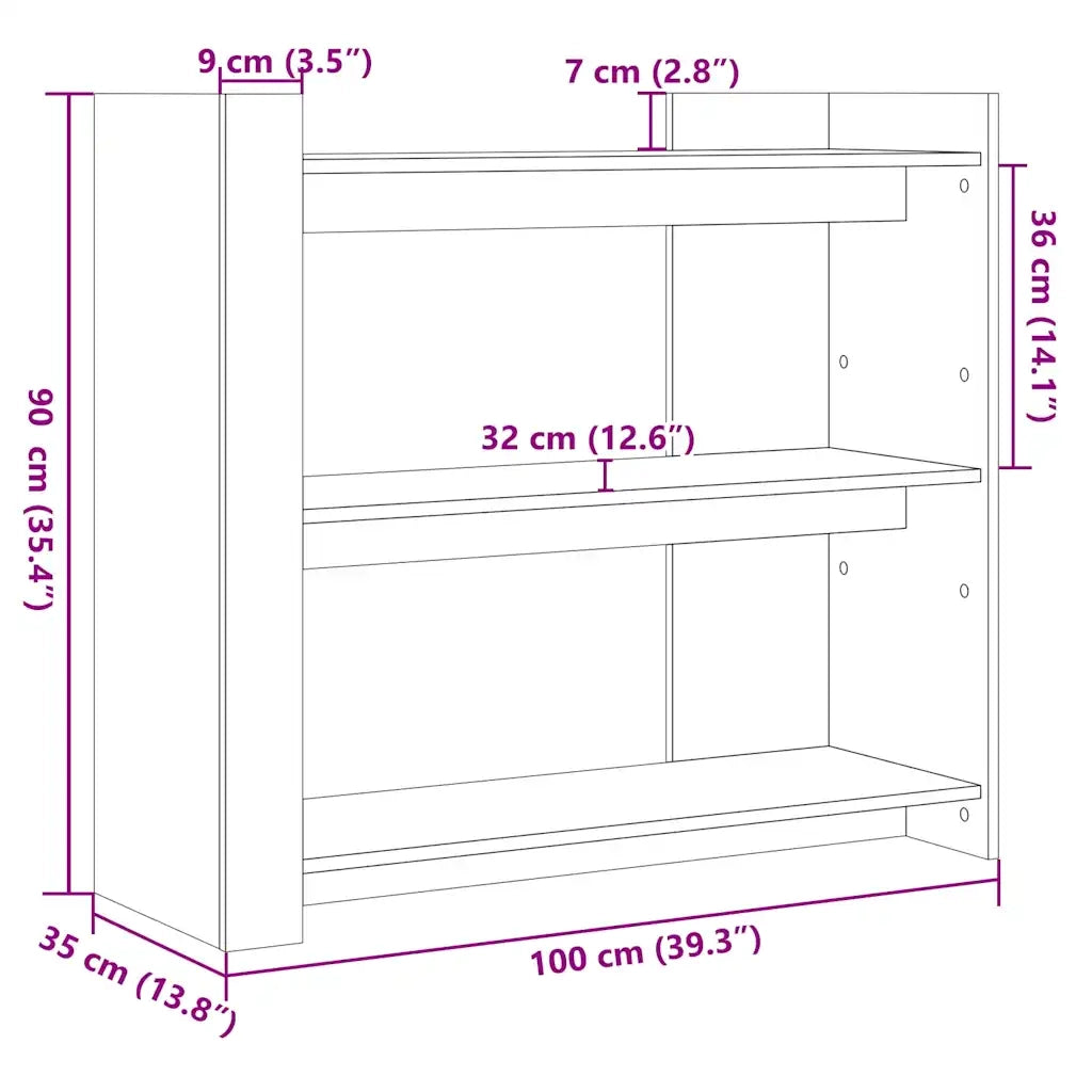 Tavolino Consolle-Tavolino da soggiorno-Tavolo Nero 100x35x90 cm in Legno Multistrato