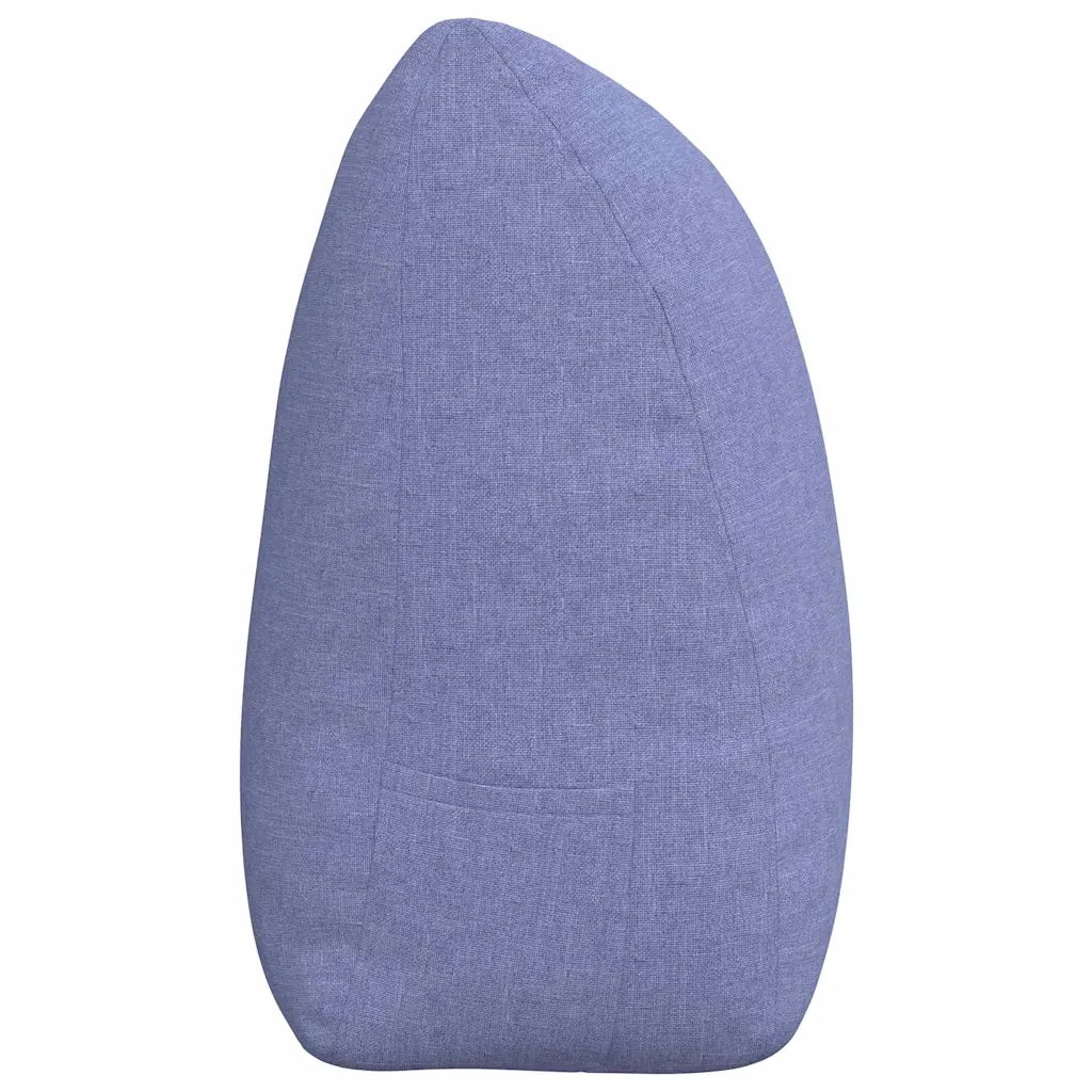 Cuscino per Schiena Blu jeans 180 x 24 x 50 cm Tessuto 42014571
