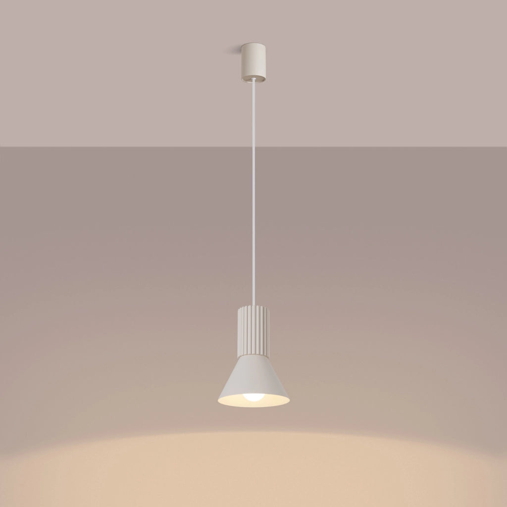 Lampada a sospensione ESTRIA 1 beige