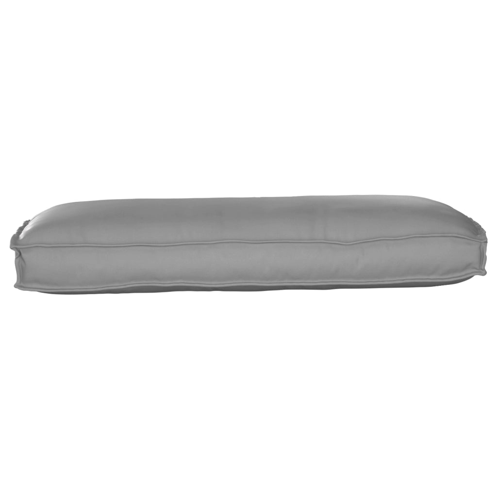 Cuscino per pallet di per seduta/schienale Grigio 120x50x12 cm Tessuto Oxford