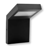 Trade Shop - Lampada Applique Led Da Giardino 10w Ip54 Lampione Bollard Da Muro Luce 4000k 954wa-h160 - Grigio Scuro