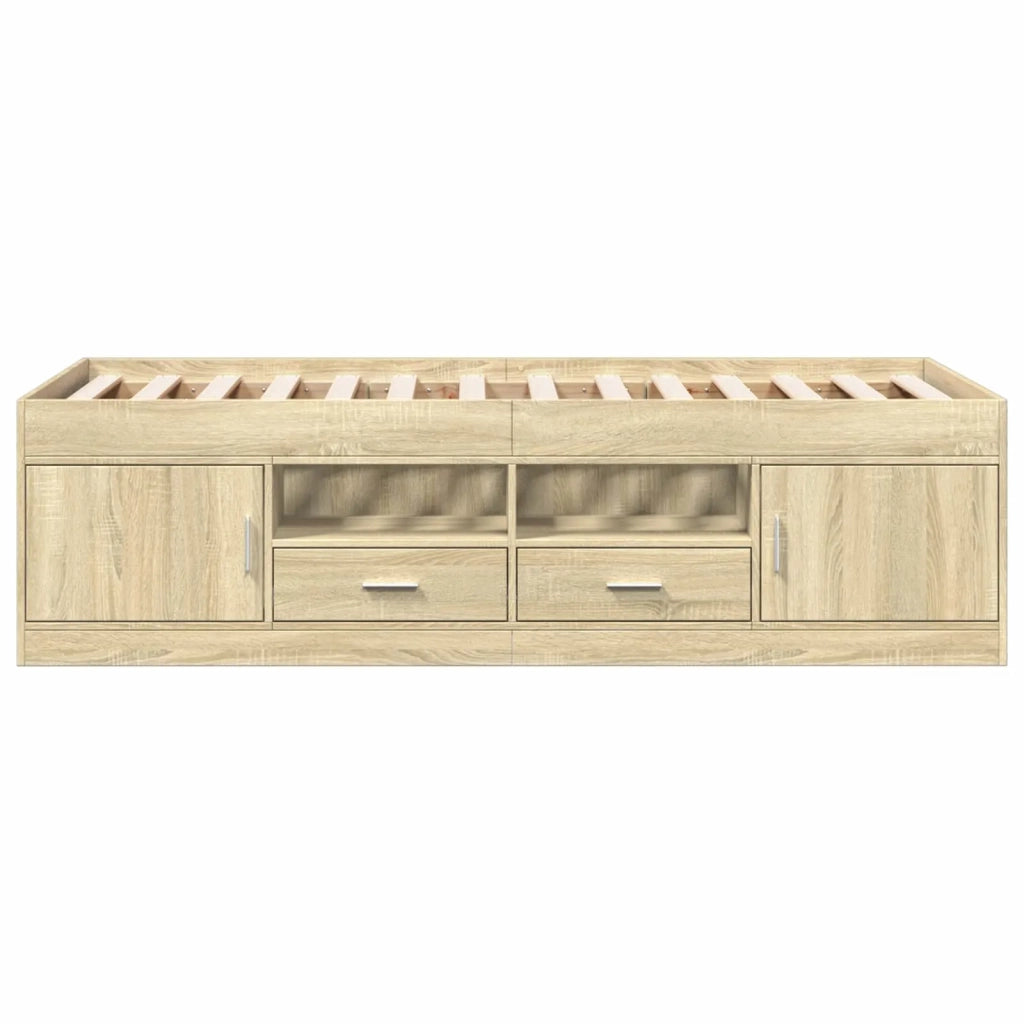Telaio del letto con storage Rovere Sonoma 80 x 200 cm 3429494