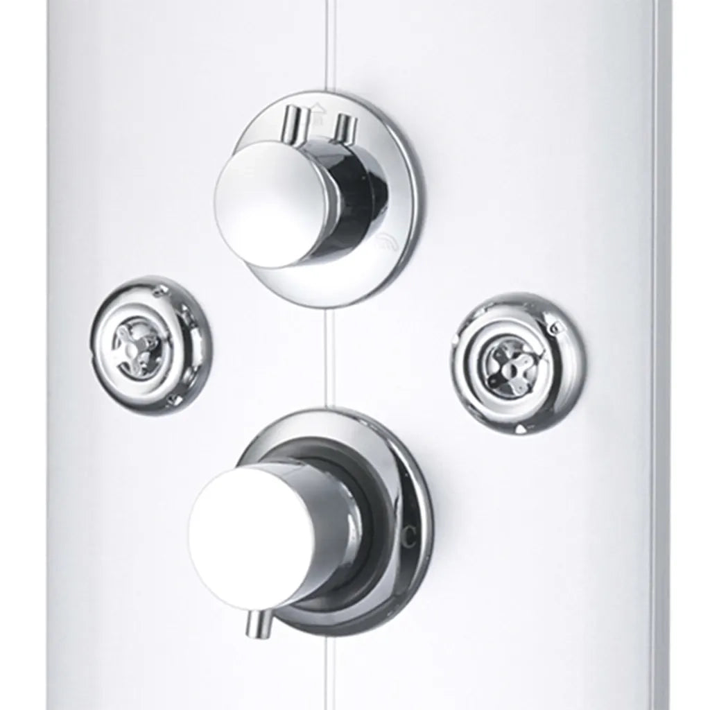 Pannello Doccia 25x43x120 cm Argento CFW9245648
