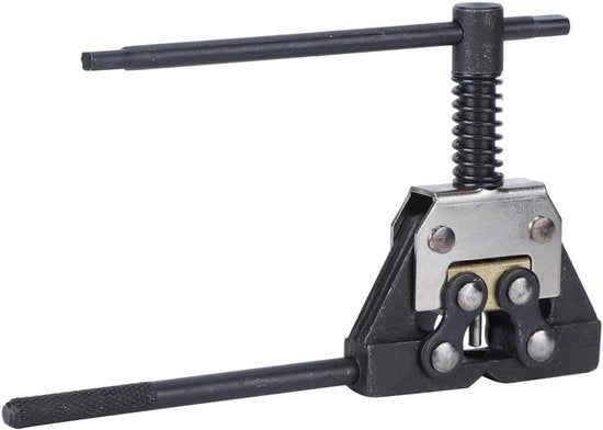 Kit di rimozione catena per catena catenaria con pistone metallico per rimozione di catena catenaria - compatibile con attrezzi a catena con divisione 420-530 per ATV e motociclette