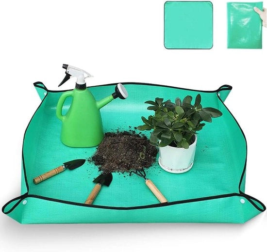 Mat di giardino impermeabile per piante - Contenitore di potatura con attrezzo di giardinaggio