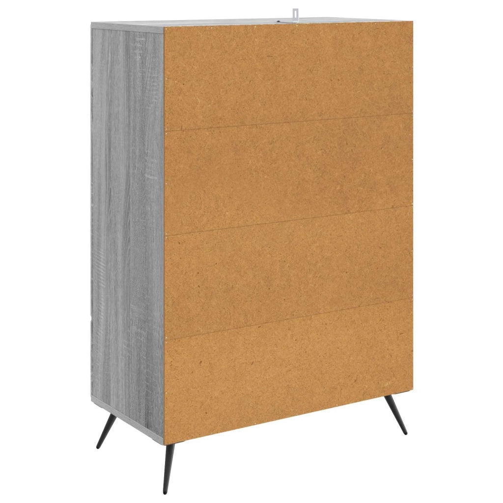 Credenza Grigio Sonoma 66 x 34,5 x 95 cm Legno ingegnerizzato 895591