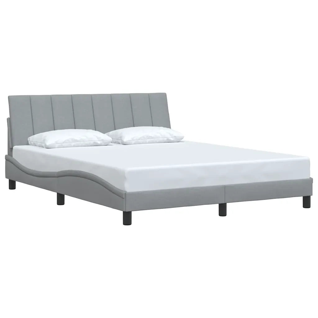 Giroletto senza Materasso Hanko Grigio Chiaro 160x200 cm Tessuto 3310398