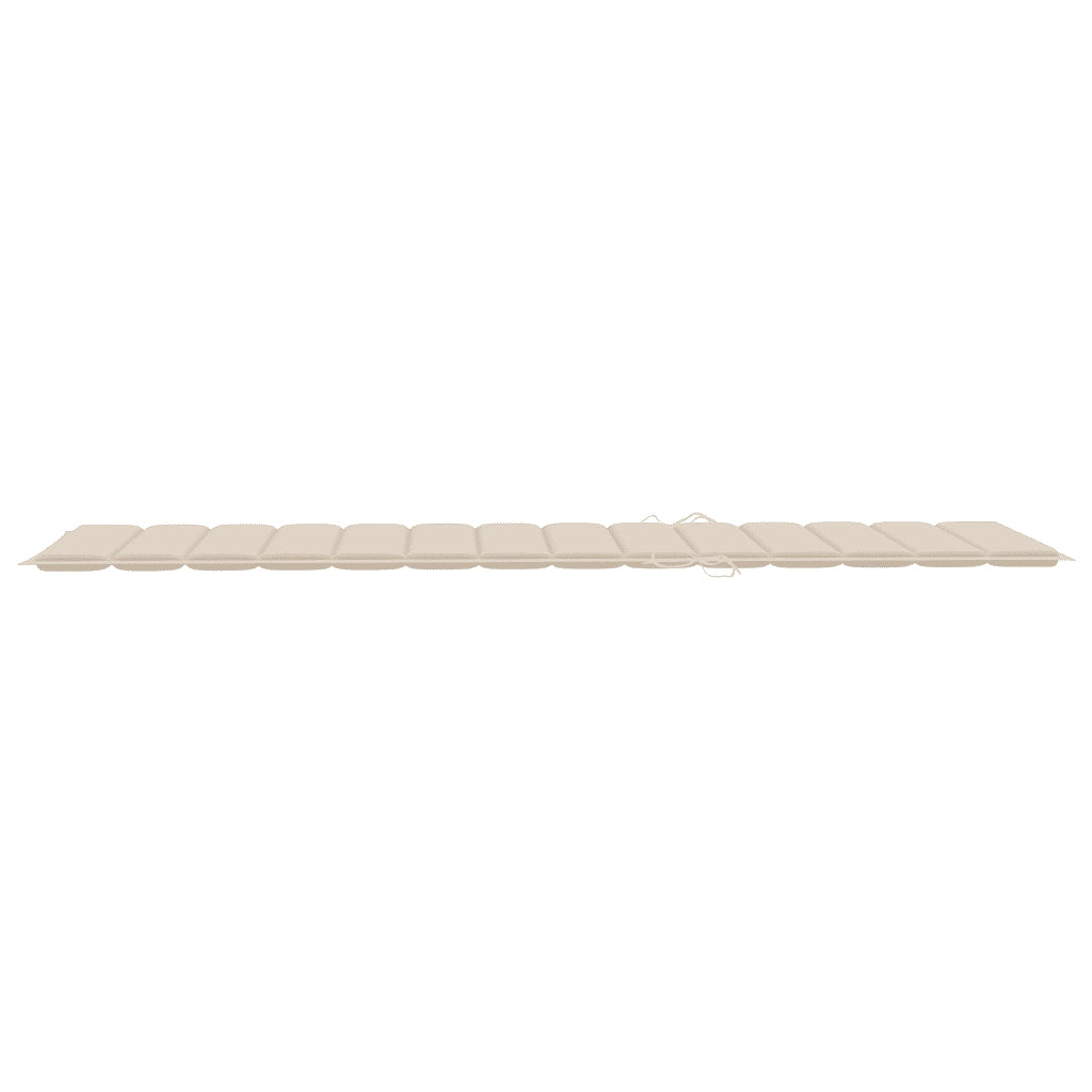 Lettino Prendisole da Giardino con Cuscino Massello di Acacia cod mxl 72115