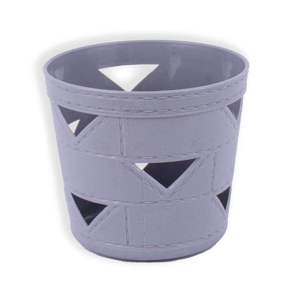 Trade Shop - Set 3pz Cesto Cestino Portaoggetti Organizzatore Tondo 10x10x9cm Assortiti 10711 -